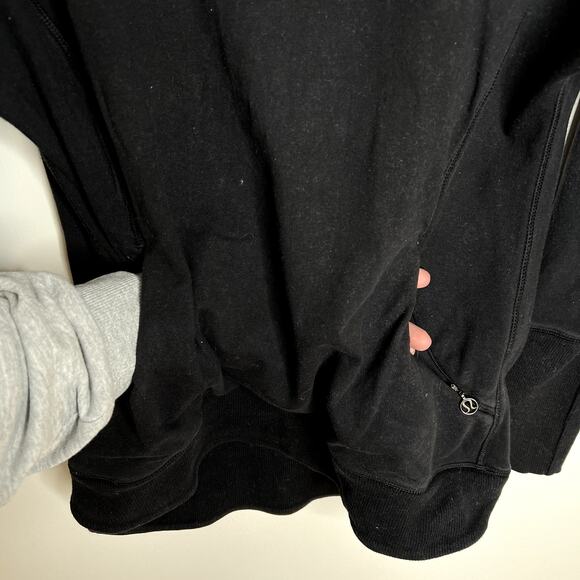 Lululemon Black Cowl Neck Sweatshirt - Picture 3 of 5